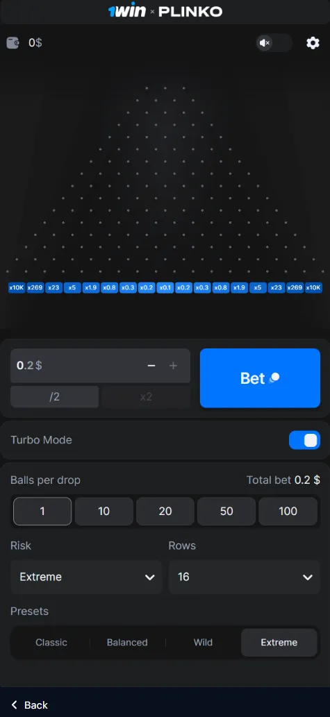 1win plinko mobile